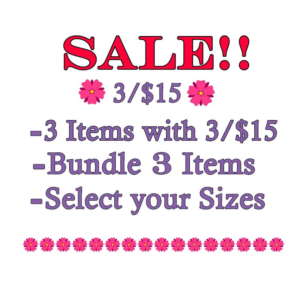 🌺3 For $15 Sale🌺
